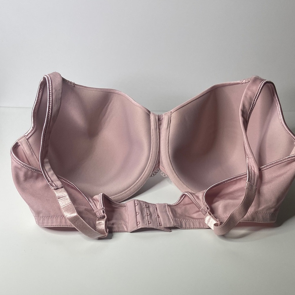 Bali Lace Trimmed Bra Set - Pink, Black, Tan - Picture 6 of 7